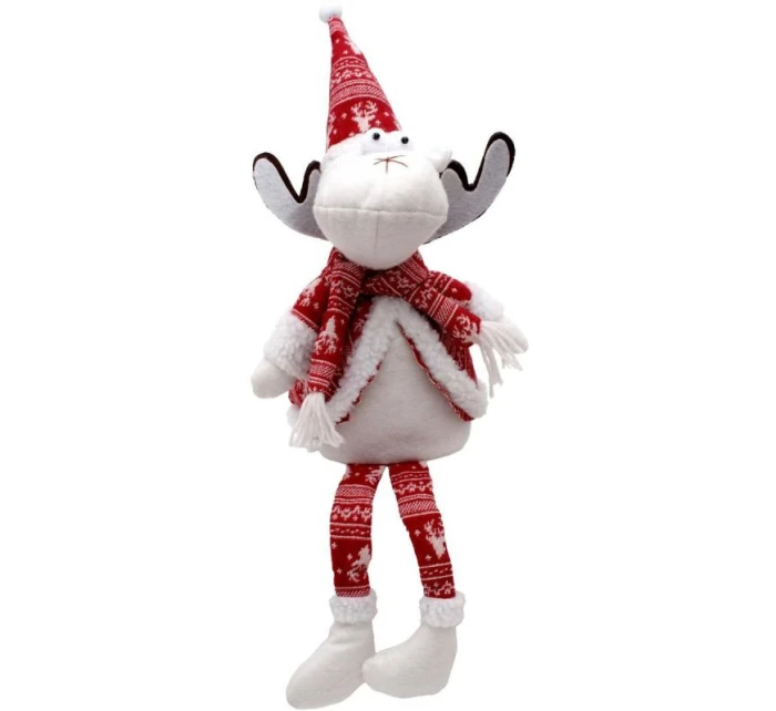 VIANOČNÝ DEKORATÍVNY SOB BIELY 35+20CM VIANOČNÝ DEKORATÍVNY SOB BIELY 35+20CM