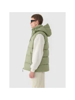 Pánska páperová košeľa bez rukávov s prírodnou výplňou 4F 4FWAW24TVJAM148-43S