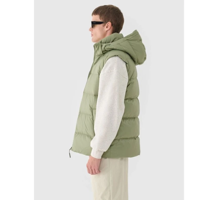 Pánska páperová košeľa bez rukávov s prírodnou výplňou 4F 4FWAW24TVJAM148-43S