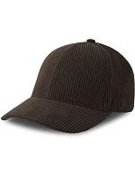 Atlantis Headwear Cordy-S 6-panelová manšestrová čiapka s kšiltom 33.0226 hnedá Atlantis Headwear Cordy-S 6-panelová manšestrová čiapka s kšiltom 33.0226 hnedá