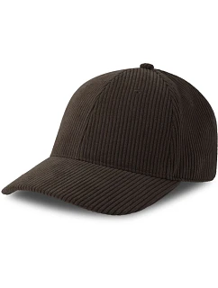Atlantis Headwear Cordy-S 6-panelová manšestrová čiapka s kšiltom 33.0226 hnedá