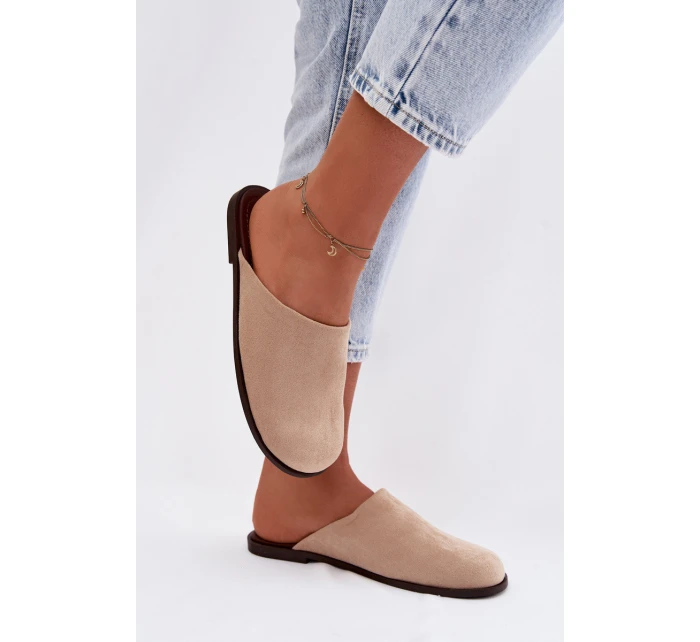 Dámské ploché béžové ekologické semišové Veronelle Dámské ploché béžové ekologické semišové Veronelle