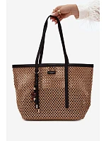 Černá taška typu Shopper s přívěskem model 22221071 - Flora&Co Černá taška typu Shopper s přívěskem model 22221071 - Flora&Co