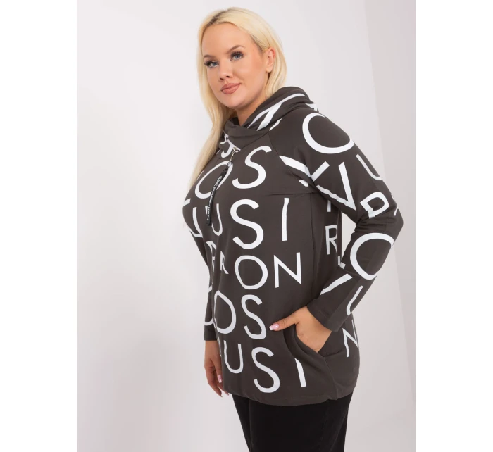 Bluza RV BL ciemny khaki model 19465528 - FPrice Bluza RV BL ciemny khaki model 19465528 - FPrice