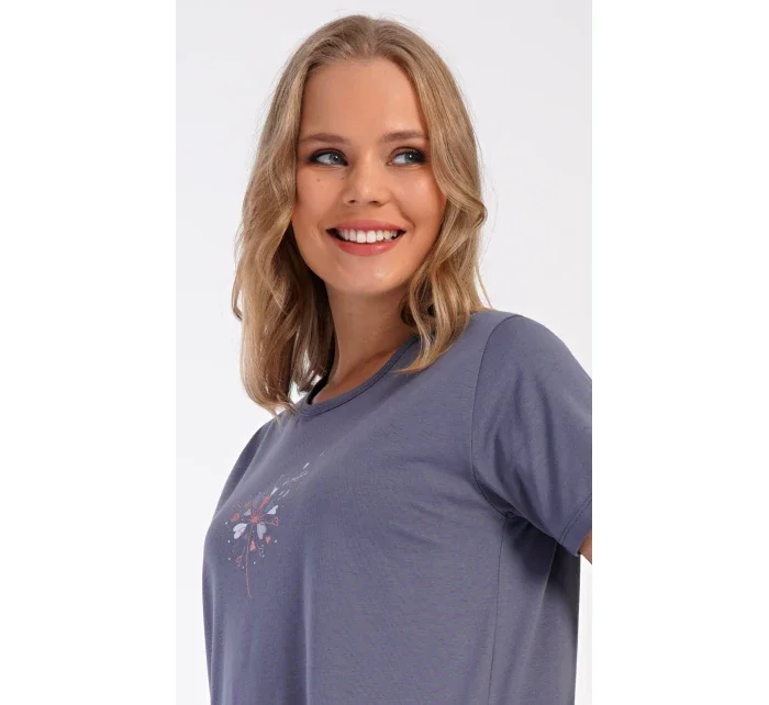 Dámské domácí šaty s krátkým rukávem model 21044659 - Vienetta