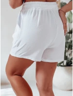 Dámske látkové šortky SUMMER TRIP white Dstreet SY0438