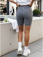 Dámske cyklistické šortky s vysokým pásom modré FashionStreet SY0576 Dámske cyklistické šortky s vysokým pásom modré FashionStreet SY0576