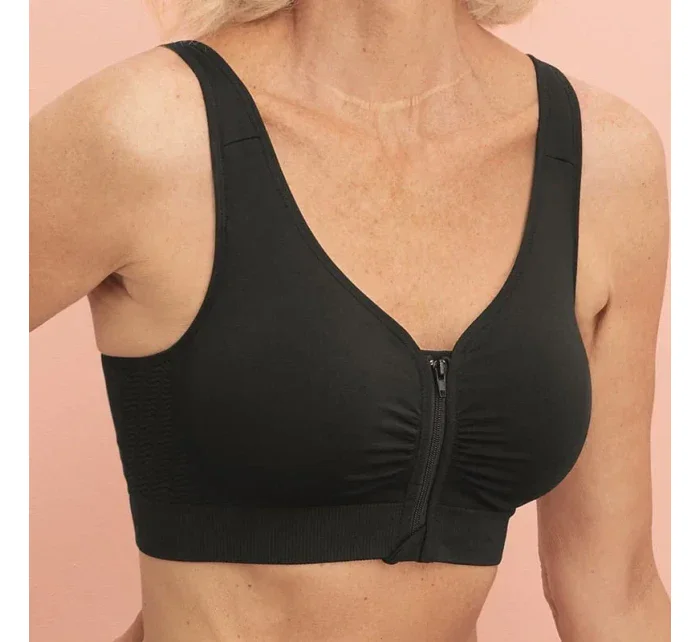 Lynn tvarovaná chirurgická podprsenka, predné zapínanie 5768X čierna - Anita Care