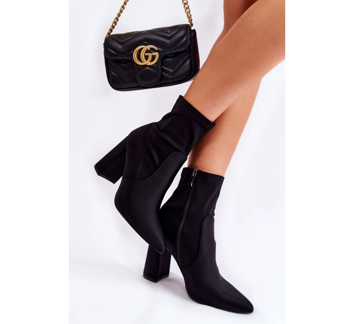 Dámské Boty Na Podpatku Černá model 21592988 - Boto