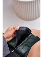 Kožené Zateplené Boty S Dekorací model 21673735 - Zazoo