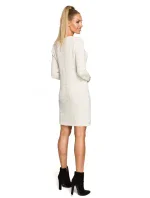 Dámske pletené šaty M713 slonovinová kosť - Moe Dámske pletené šaty M713 slonovinová kosť - Moe
