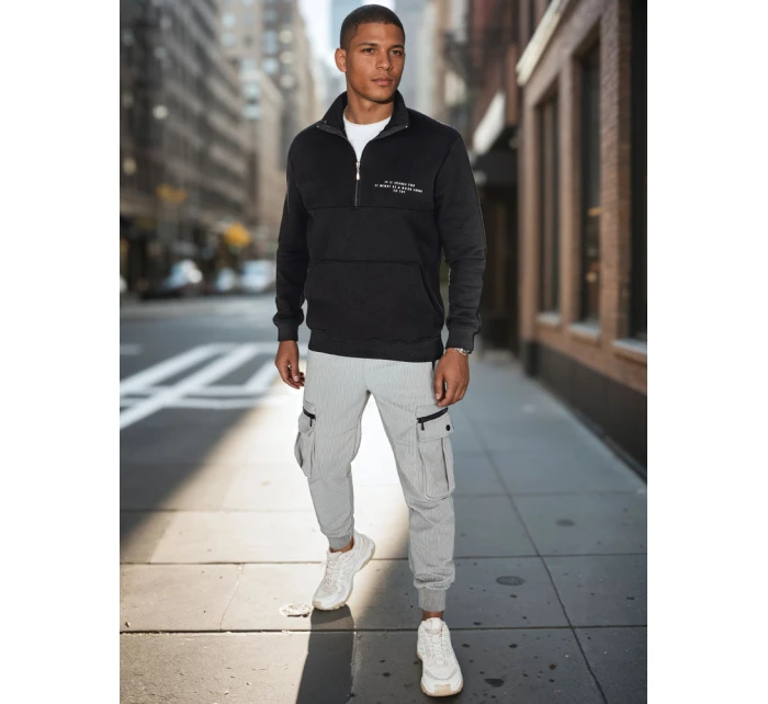 Pánská mikina s potiskem černá Dstreet model 21985951 - FashionStreet