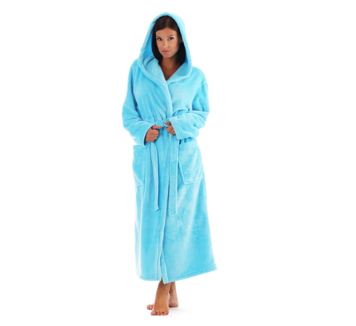 župan Siena s kapucí dámský tyrkys