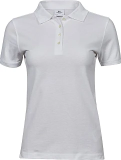 TJ Dámské piqué polo z těžké bavlny 18. white model 22497343 - Tee Jays