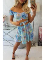 Modrá kvetinová sada Modrá kvetinová sada