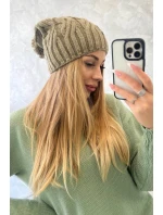 Fleecová čiapka Paulina K227 khaki Fleecová čiapka Paulina K227 khaki