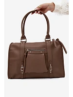Velká taška z imitace kůže Taupe model 22220877 - Flora&Co Velká taška z imitace kůže Taupe model 22220877 - Flora&Co