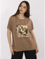 Bluzka CLM BZ model 21094580 jasny brązowy - FPrice