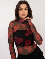 Blúzka DHJ BZ 18275 2.61 čierna a červená Blúzka DHJ BZ 18275 2.61 čierna a červená