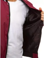 Pánská přechodná bunda bordó Dstreet model 21962868 - FashionStreet