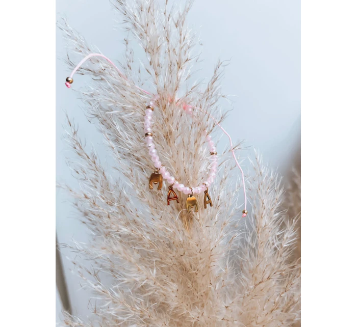 Náramek LOVE růžový Dstreet model 21969644 - FashionStreet