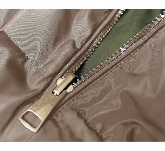 dlouhá dámská oboustranná vesta model 19422343 - S'WEST dlouhá dámská oboustranná vesta model 19422343 - S'WEST