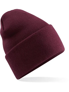 B Pletená čepice "Original" s dlouhým lemem 53.0 burgundy model 22481392 - Beechfield