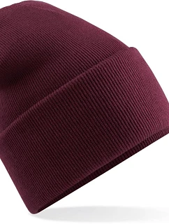 B Pletená čepice "Original" s dlouhým lemem 53.0 burgundy model 22481392 - Beechfield