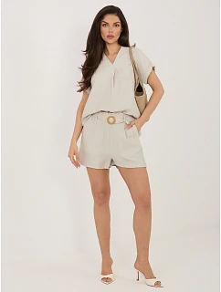 Šortky D60103M62612KA2 svetlo béžová