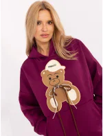 Mikina DHJ BL A8695.65P fialová Mikina DHJ BL A8695.65P fialová