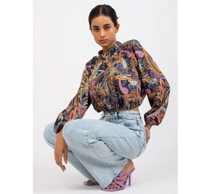 Blúzka DHJ BZ 15170.39 tmavo modrá