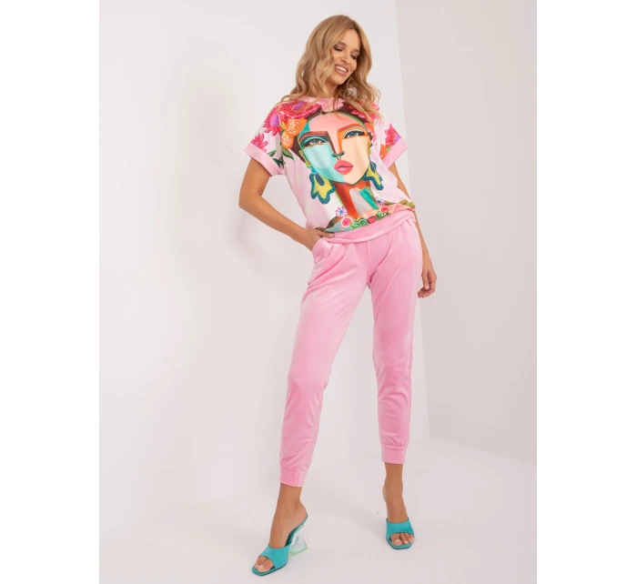 Komplet DHJ KMPL jasny różowy model 19709143 - FPrice Komplet DHJ KMPL jasny różowy model 19709143 - FPrice