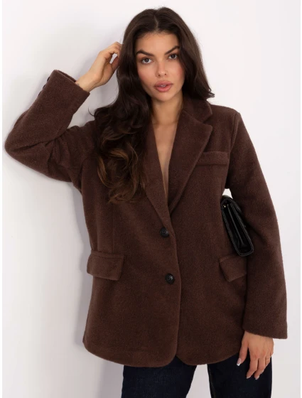 Kabát IT EN FL7696.16 hnedý