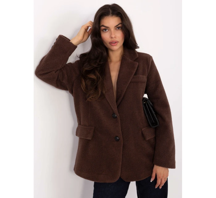 Kabát IT EN FL7696.16 hnedý