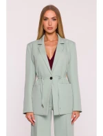 model 21295972 Blejzr se stahovacím pasem mátový - Moe