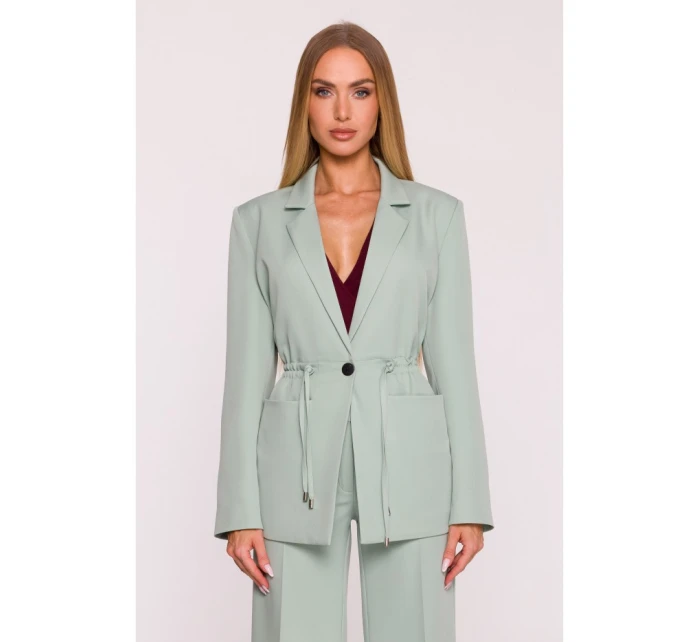 model 21295972 Blejzr se stahovacím pasem mátový - Moe