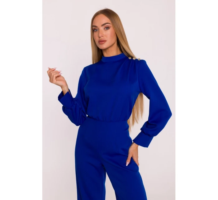 M879 Kombinéza so stojacím golierom - kráľovská modrá