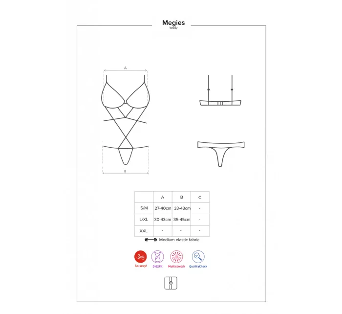 Zaujímavé body Megies teddy - Obsessive