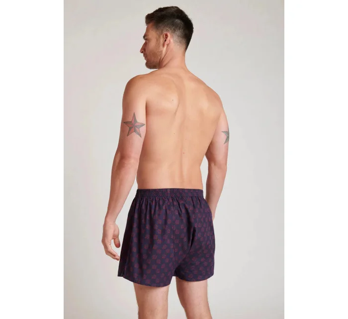 Pánske trenírky 315500 460 čierne-tm. modré s potlačou - Jockey