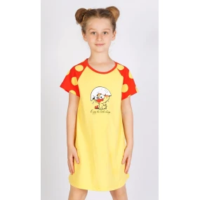 Detská nočná košeľa s krátkym rukávom Malé kurča