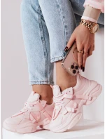 Dámské tenisky na platformě pink model 21983804 - Dstreet Dámské tenisky na platformě pink model 21983804 - Dstreet