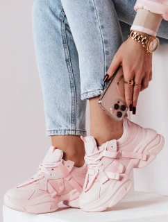 Dámské tenisky na platformě pink model 21983804 - Dstreet