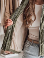 Dámska prechodná prešívaná bunda MARISSIA zelená FashionStreet TY4852