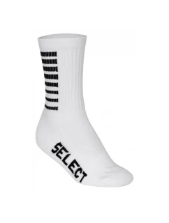 Vybrať pruhované ponožky T26-13530 biela