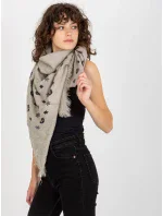 Šátek AT CH šedý model 17967009 - FPrice Šátek AT CH šedý model 17967009 - FPrice