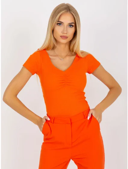 Bluzka TW BZ model 21127044 pomarańczowy - FPrice Bluzka TW BZ model 21127044 pomarańczowy - FPrice