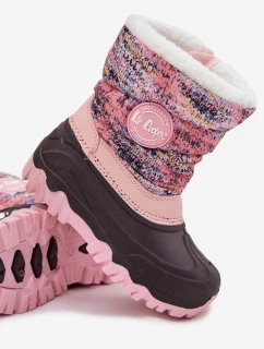 Lee Cooper dievčenské snehové topánky na zips - ružové