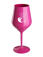 69 - ružový nerozbitný pohár na víno 470 ml 69 - ružový nerozbitný pohár na víno 470 ml