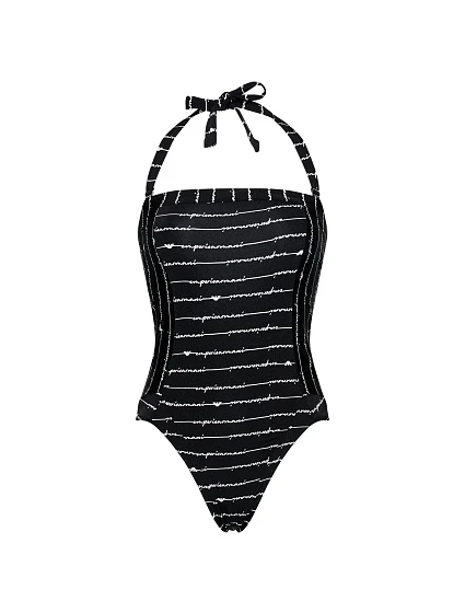 Dámské jednodílné plavky  černá  model 18411400 - Emporio Armani
