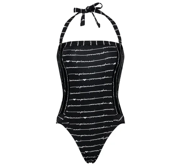 Dámske jednodielne plavky 262443 1P310 65820 čierna - Emporio Armani